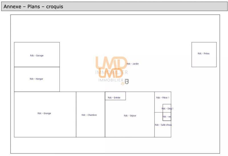 Maison - 62 m² - 2 pièces