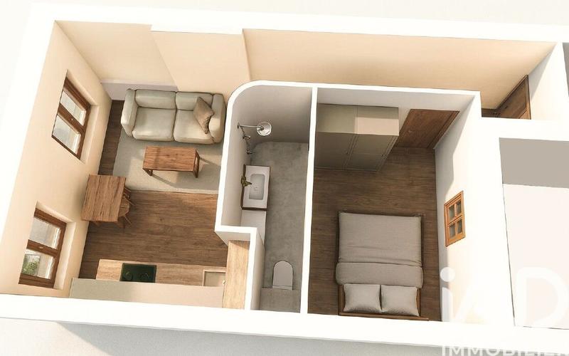 Appartement - 34 m² - 1 pièce