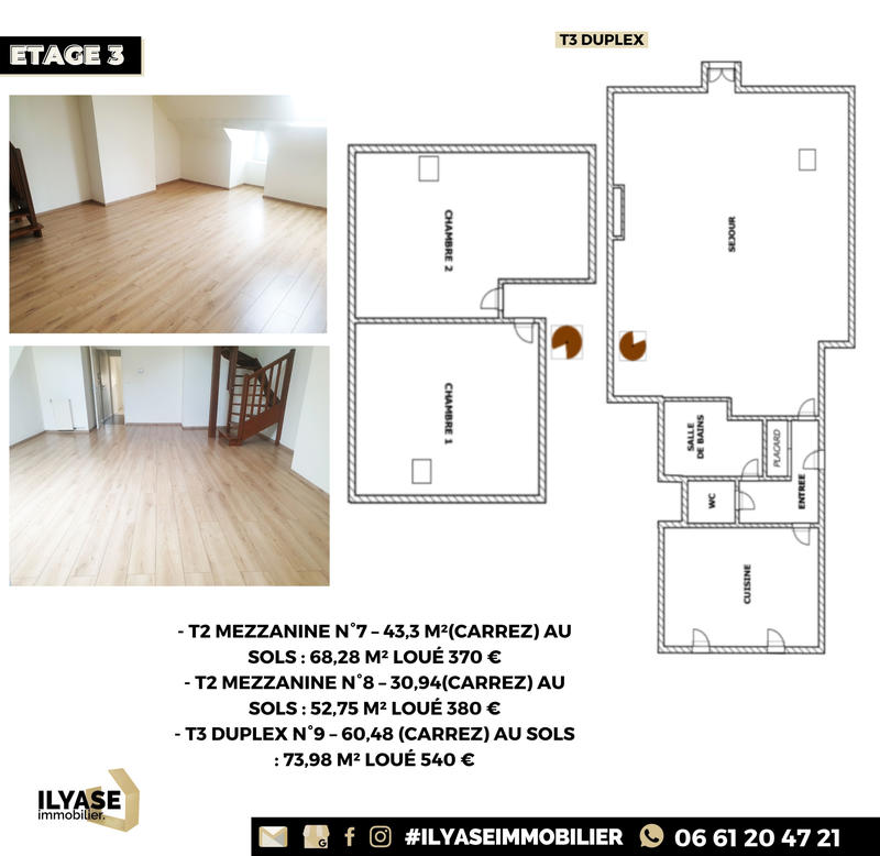 Immeuble - 444 m² - 24 pièces