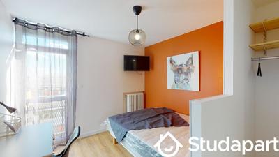 Chambre - 12 m² - 1 pièce