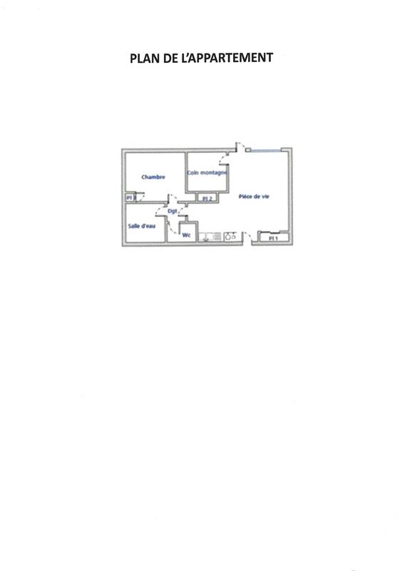 Appartement - 35 m² - 3 pièces