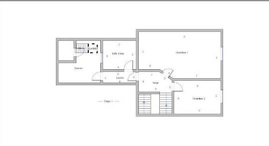 Maison de village - 74 m² - 3 pièces