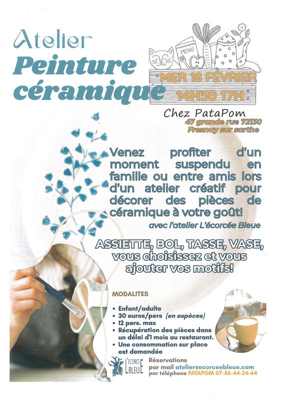 Atelier peinture céramique