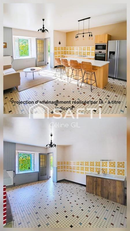 Maison - 74 m² - 4 pièces