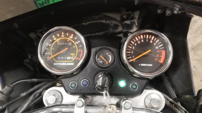 Hyosung Comet 125 hyosung bleu 0125 611