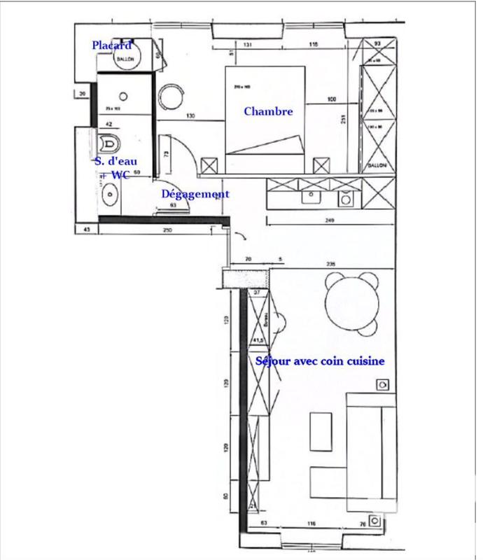 Appartement - 34 m² - 2 pièces