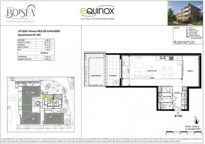 Studio - 57 m² - 1 pièce