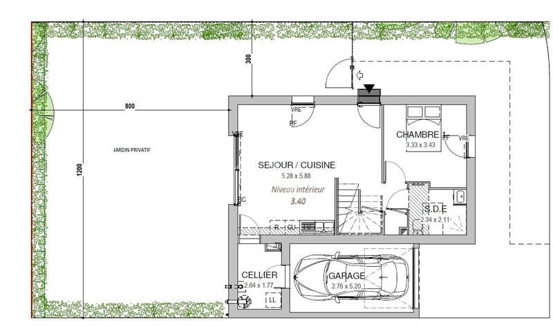 Maison - 84 m² - 4 pièces