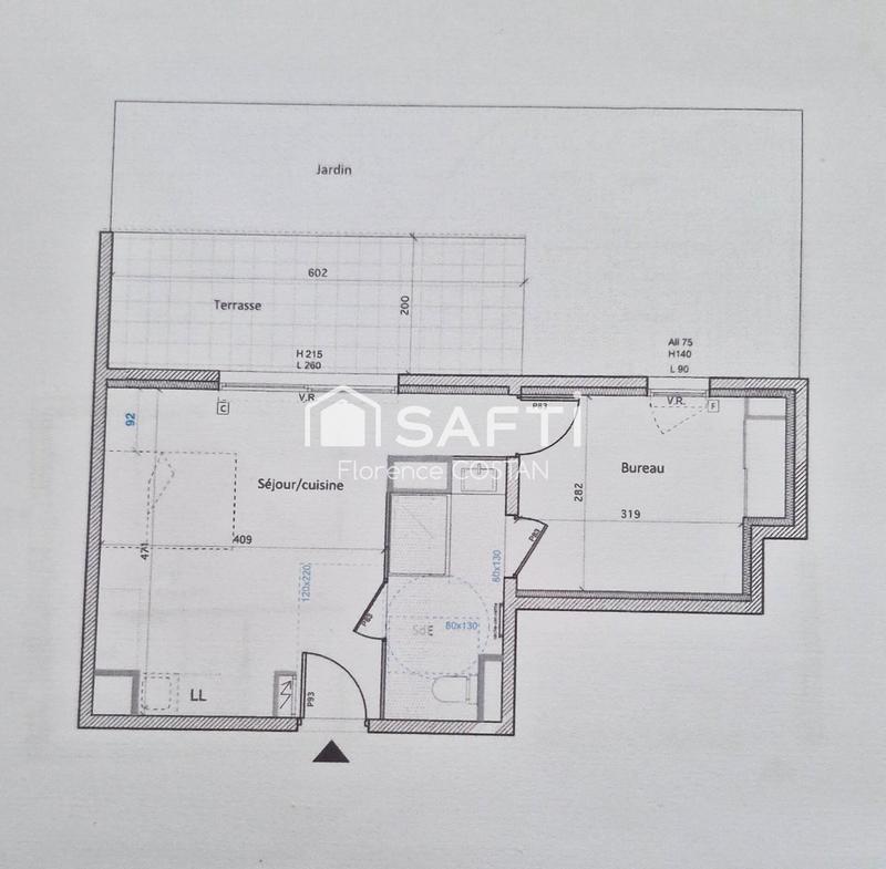 Appartement - 36 m² - 2 pièces