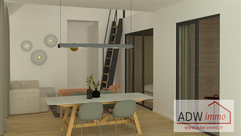 Maison de ville - 101 m² - 3 pièces