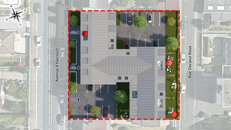 Appartement - 59 m² - 3 pièces