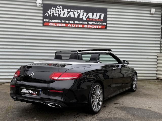 Mercedes Classe c Cabriolet 220d 9g-Tronic 170cv Amg-Line *Suivi à l'appui Mercedes* Caméra*Ja19"Cuir, très belles options