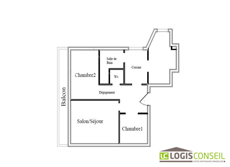 Appartement - 80 m² - 4 pièces