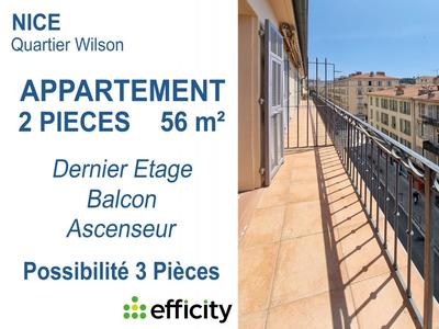 Appartement - 56 m² - 2 pièces