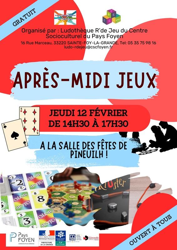 Après-midi jeux avec la Ludothèque R' de Jeu