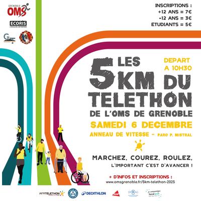 5km du Téléthon de l'Oms de Grenoble