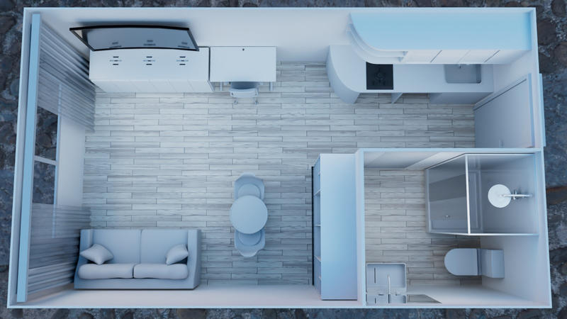 Appartement - 16 m² - 1 pièce