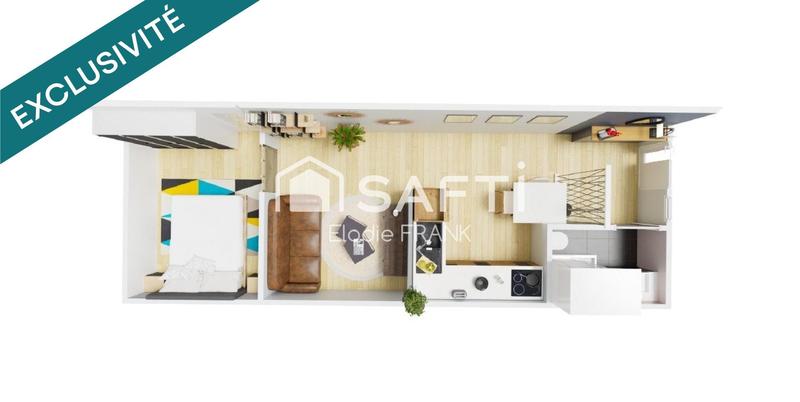 Appartement - 32 m² - 2 pièces