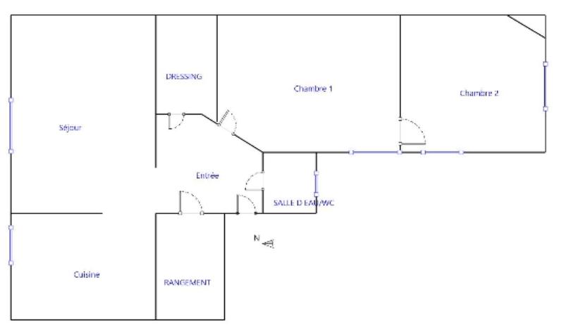 Appartement - 52 m² - 3 pièces