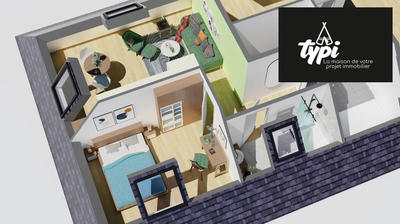 Appartement - 30 m² - 2 pièces