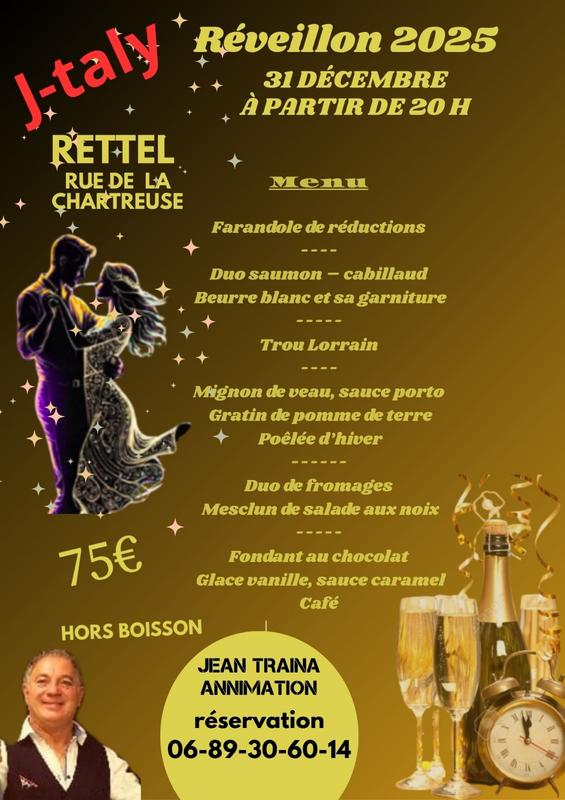 Soirée réveillon Saint-Sylvestre