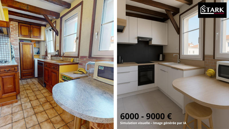 Appartement - 60 m² - 3 pièces