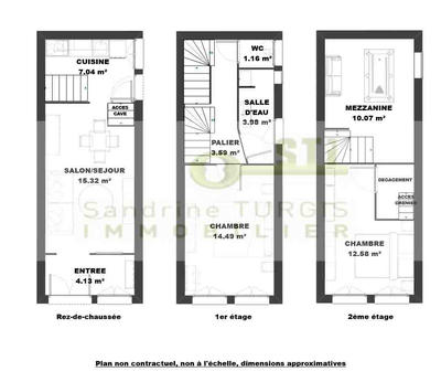 Maison - 72 m² - 4 pièces