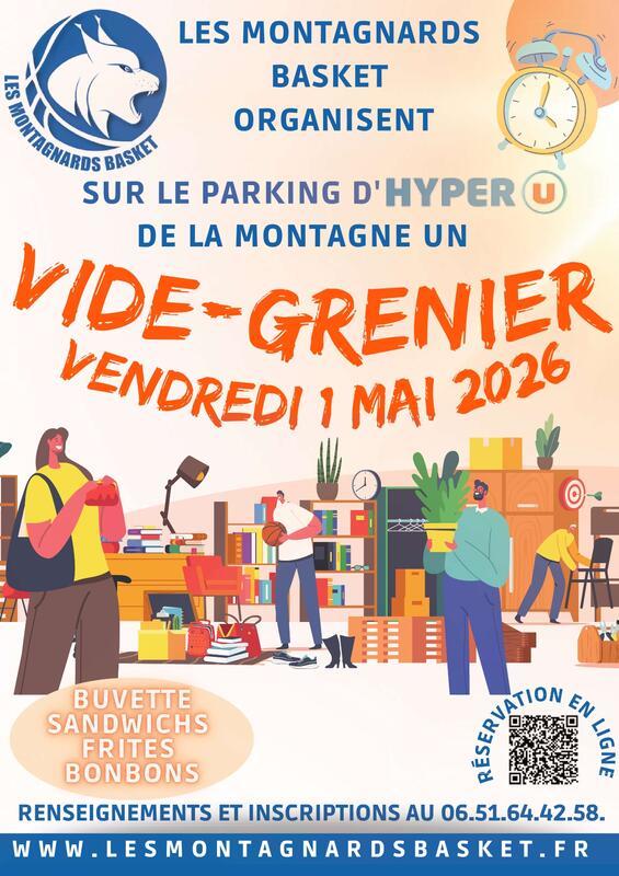 Vide grenier du 1er mai - les montagnards basket