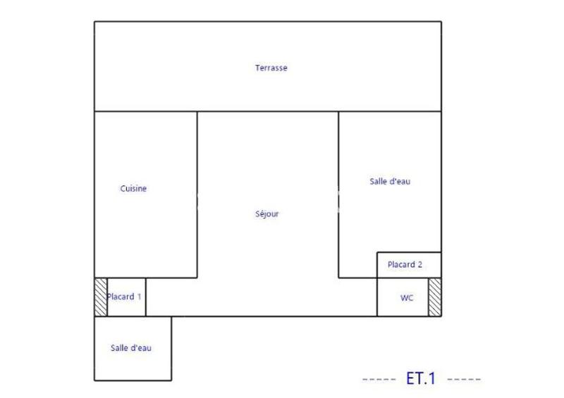 Appartement - 48 m² - 2 pièces