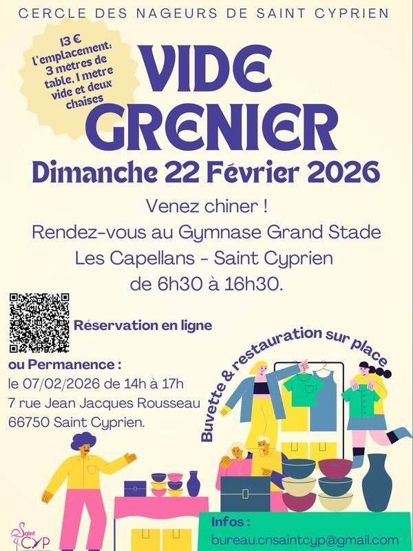 Vide greniers du cercle des nageurs