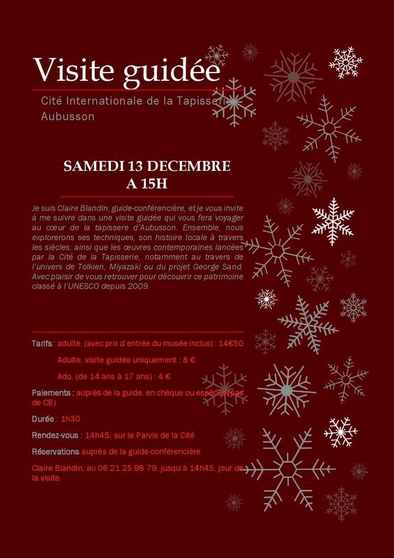 Visite guidée de la Cité internationale de la Tapisserie