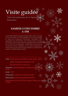 Visite guidée de la Cité internationale de la Tapisserie