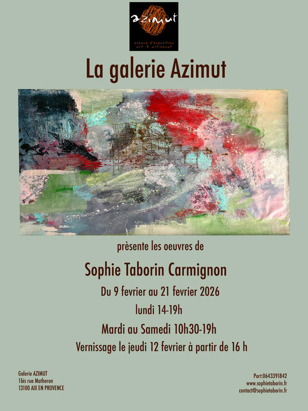 Exposition : Sophie Taborin Carmignon