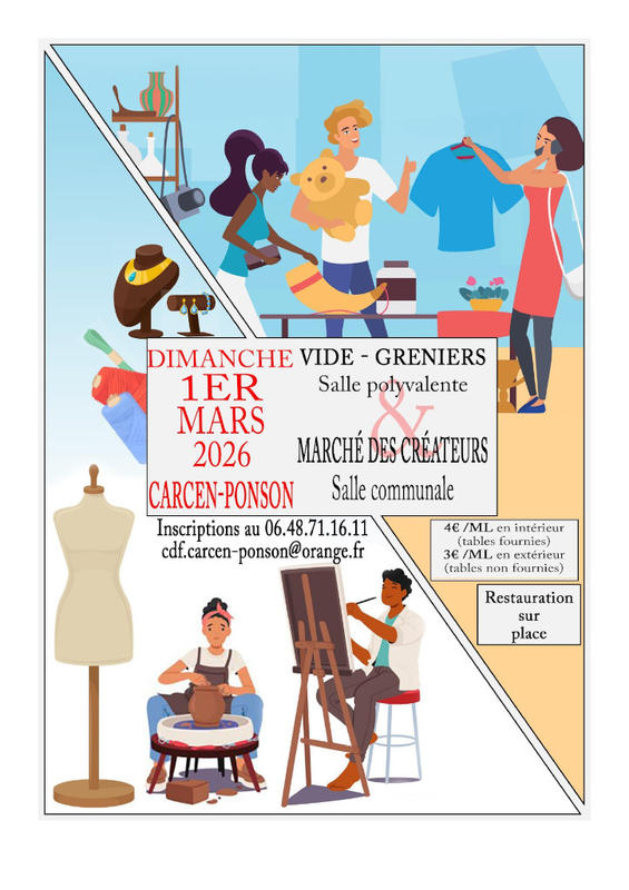 Vide Grenier du comité des fêtes