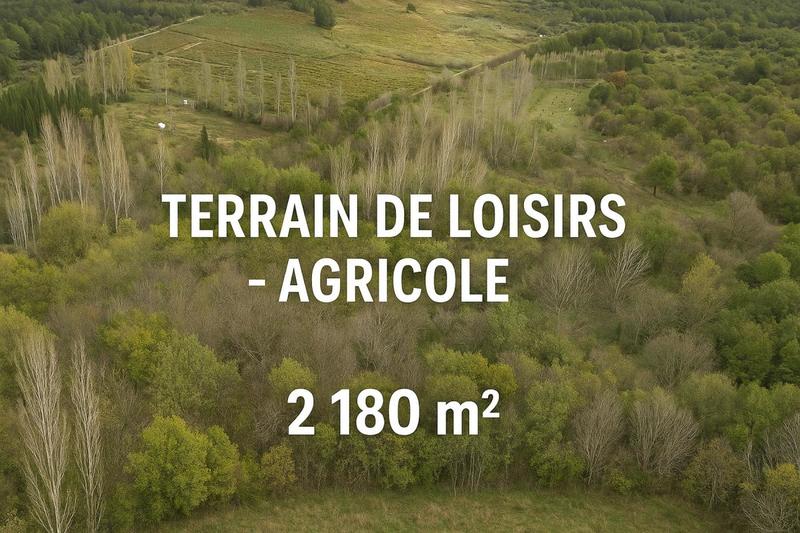 Terrain agricole - 2 180 m²
