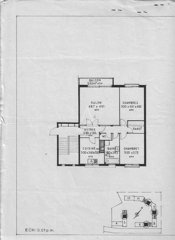 Appartement - 71 m² - 3 pièces
