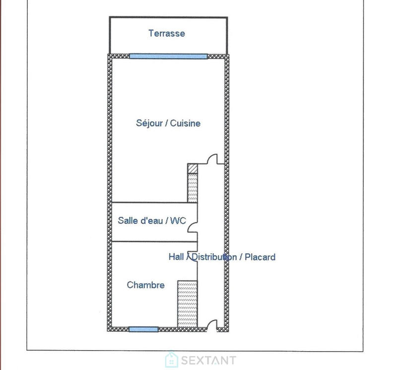 Appartement - 39 m² - 2 pièces