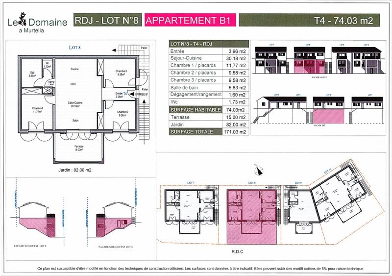 Appartement - 74 m² - 4 pièces