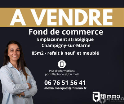 Fonds de commerce - Bureau - 85 m²
