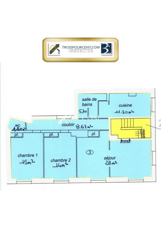 Appartement - 85 m² - 4 pièces