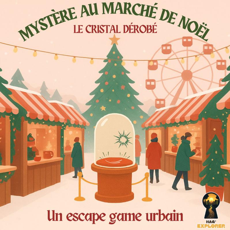 Mystère au marché de noël : le cristal dérobé