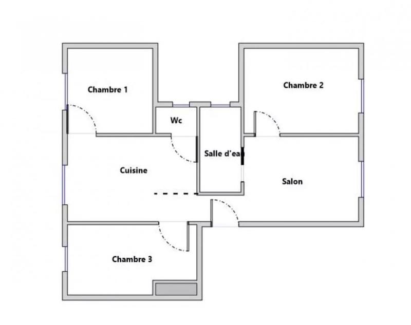 Appartement - 55 m² - 4 pièces