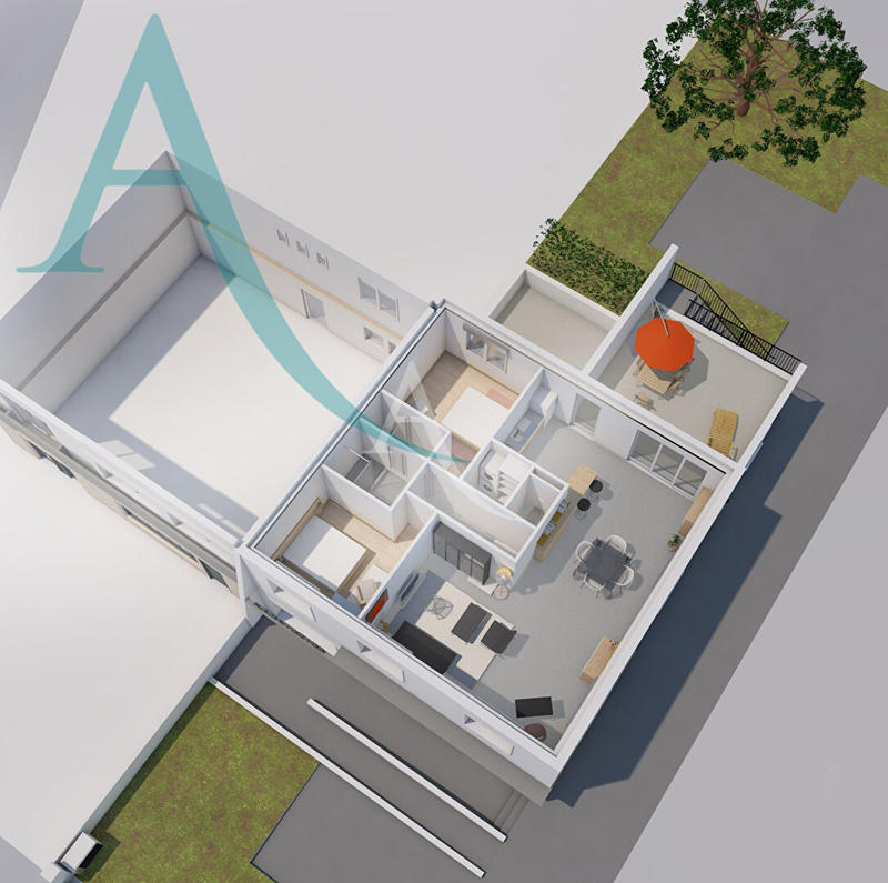 Appartement - 89 m² - 3 pièces