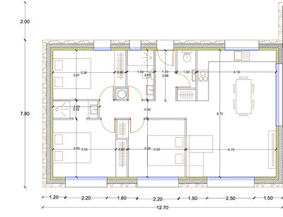 Maison - 77 m² - 4 pièces