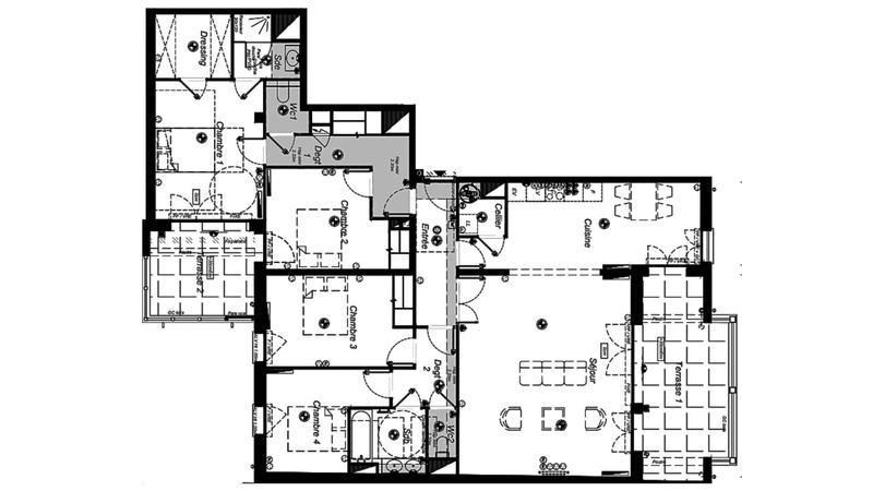 Appartement - 143 m² - 5 pièces