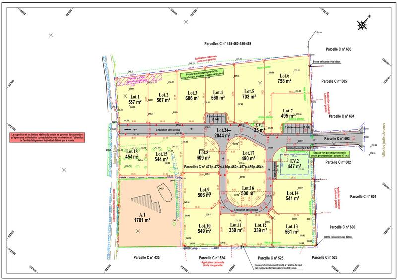 Terrain constructible - 495 m²