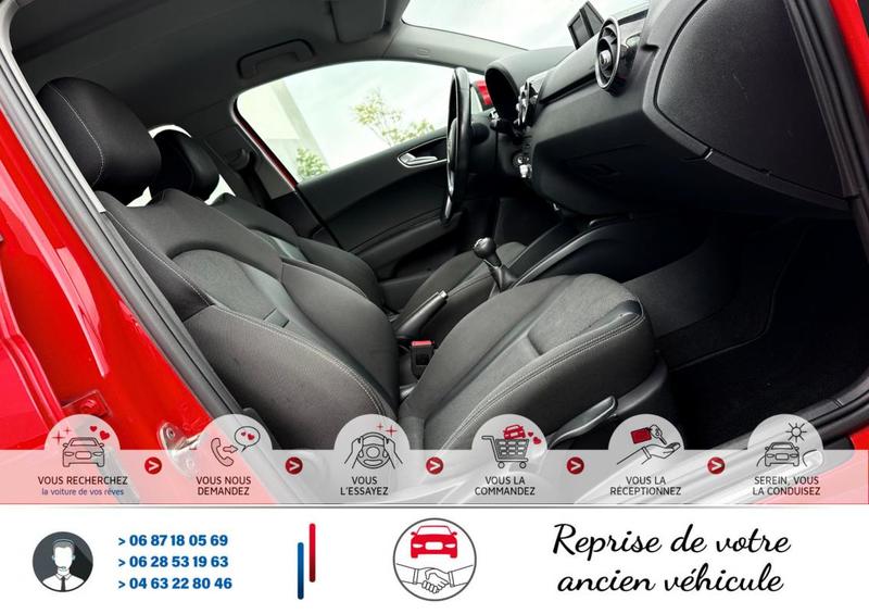 Audi A1 Sportback 1.0 Tfsi 12v 82cv 71 000Km*Véhicule Sous Garantie*Ct Révision Ok *100 Points de Contrôles*Pneus m+S*Sièges Semi-Cuir chauffant*Phares Bi-Xénon*Climatisation*Fixation Isofix*Autoradio Cd/Mp3 (+Commande aux volant) (2 Emplacement Carte Sd)