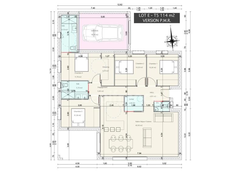 Maison - 100 m² - 4 pièces