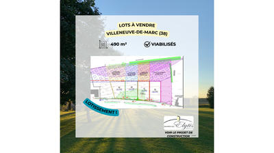 Terrain constructible - 490 m²