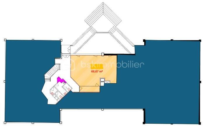 Bureau - 67 m² - 2 pièces